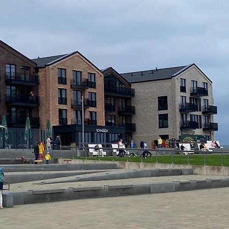 Strandkorb Buesum Exklusiv,Hafennaehe Buitenkant foto